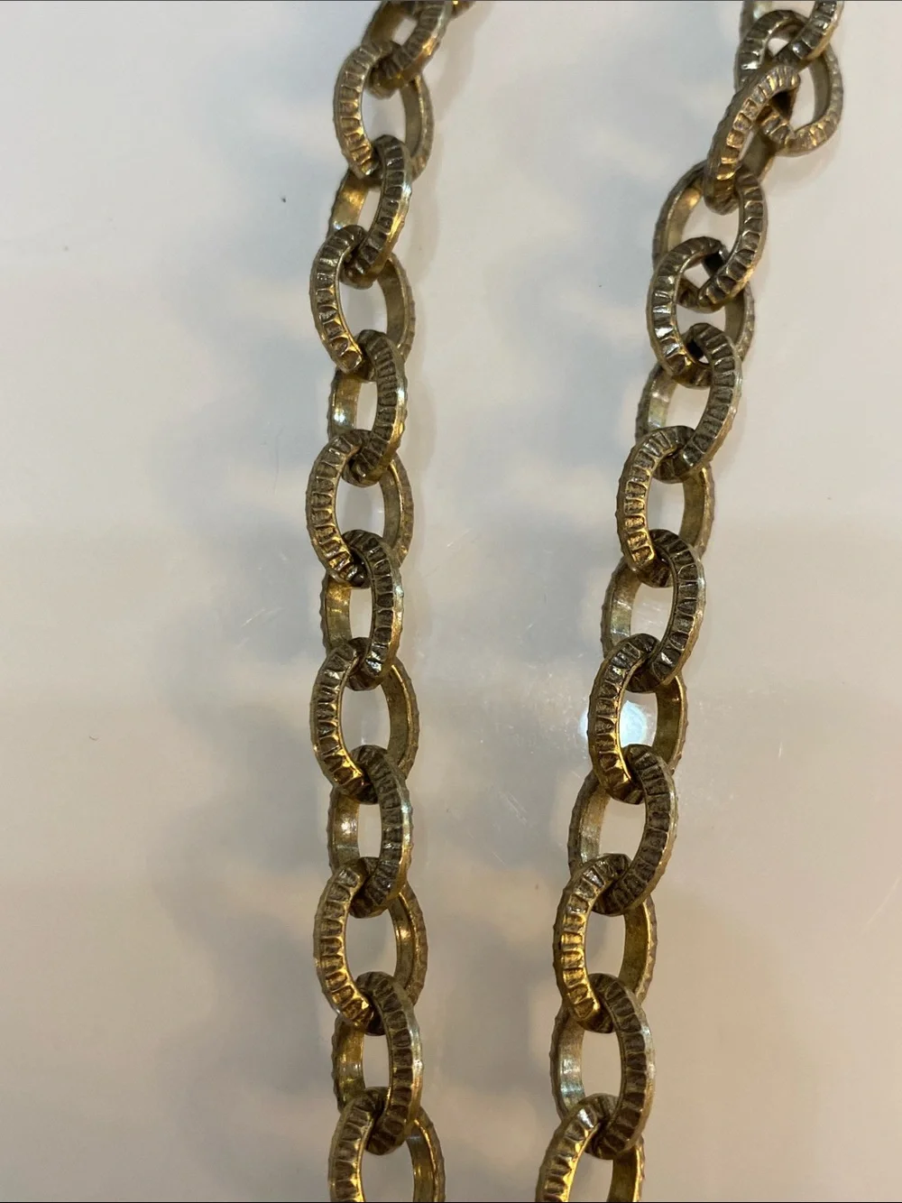 Vintage Horse Chariot Charm Bracelet Brass Tone Large Oval Ben-Hur Roman Style